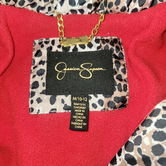 Girls - Jessica Simpson Winter Coat - Sz 10/12 - Picture 2 of 4